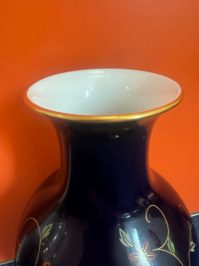 1940 ノリタケ/スタジオコレクション瑠璃金彩 花瓶
