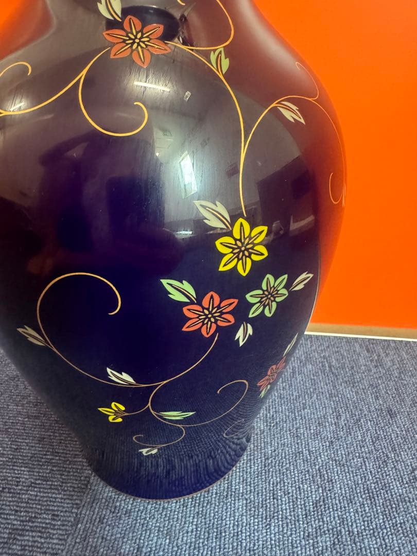 1940 ノリタケ/スタジオコレクション瑠璃金彩 花瓶