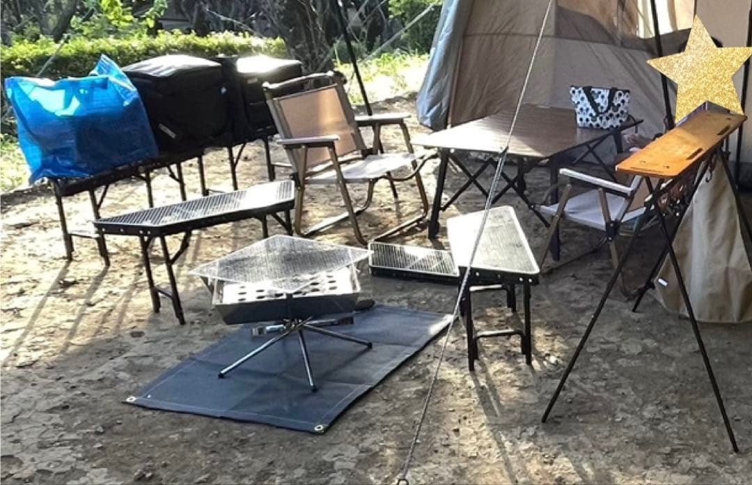 ヘキサテーブルBBQテーブル キャンパーズコレクション