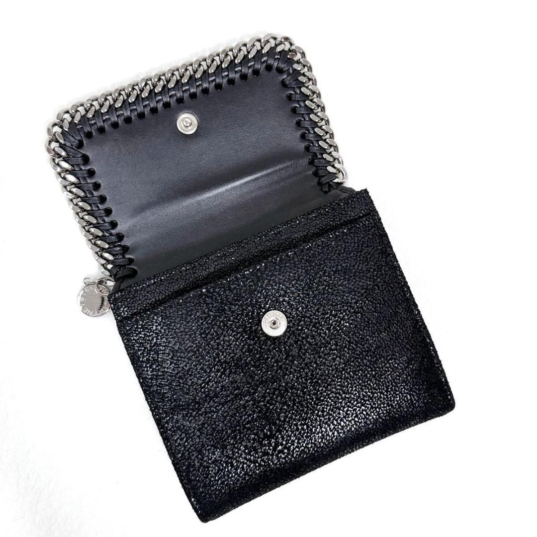 極美品】ステラマッカートニー 二つ折り財布 ファラベラ ブラック