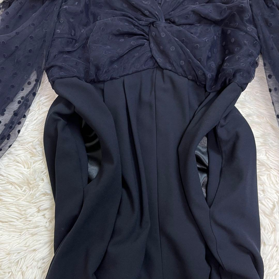 ANDRESD Flocky dot pants dress オールインワン