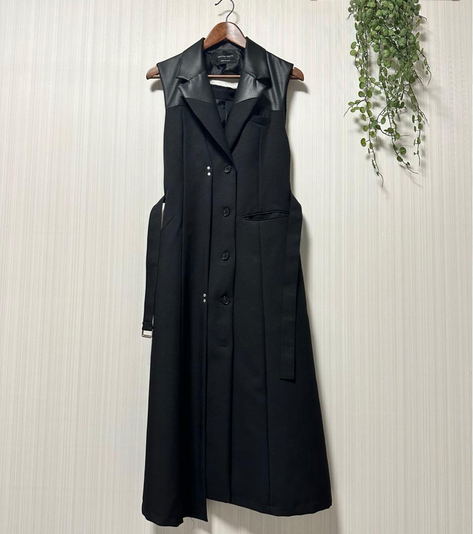 UNITED TOKYO ロングジレ ロングベスト ワンピース ウールリバー