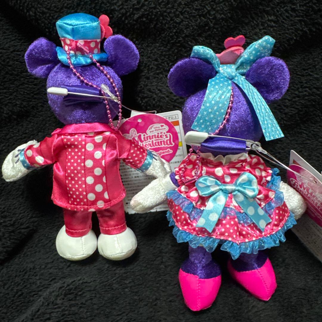 ミッキー ミニー ぬいば ぬいぐるみバッジ パルパルーザ 新品未使用タグ付き