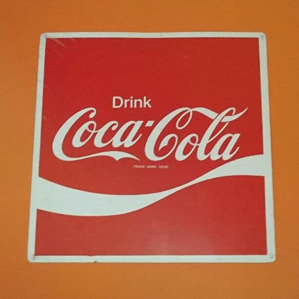 アンティーク コカ-コーラ看板｜Coca Cola コカ コーラ 看板 直径69cm