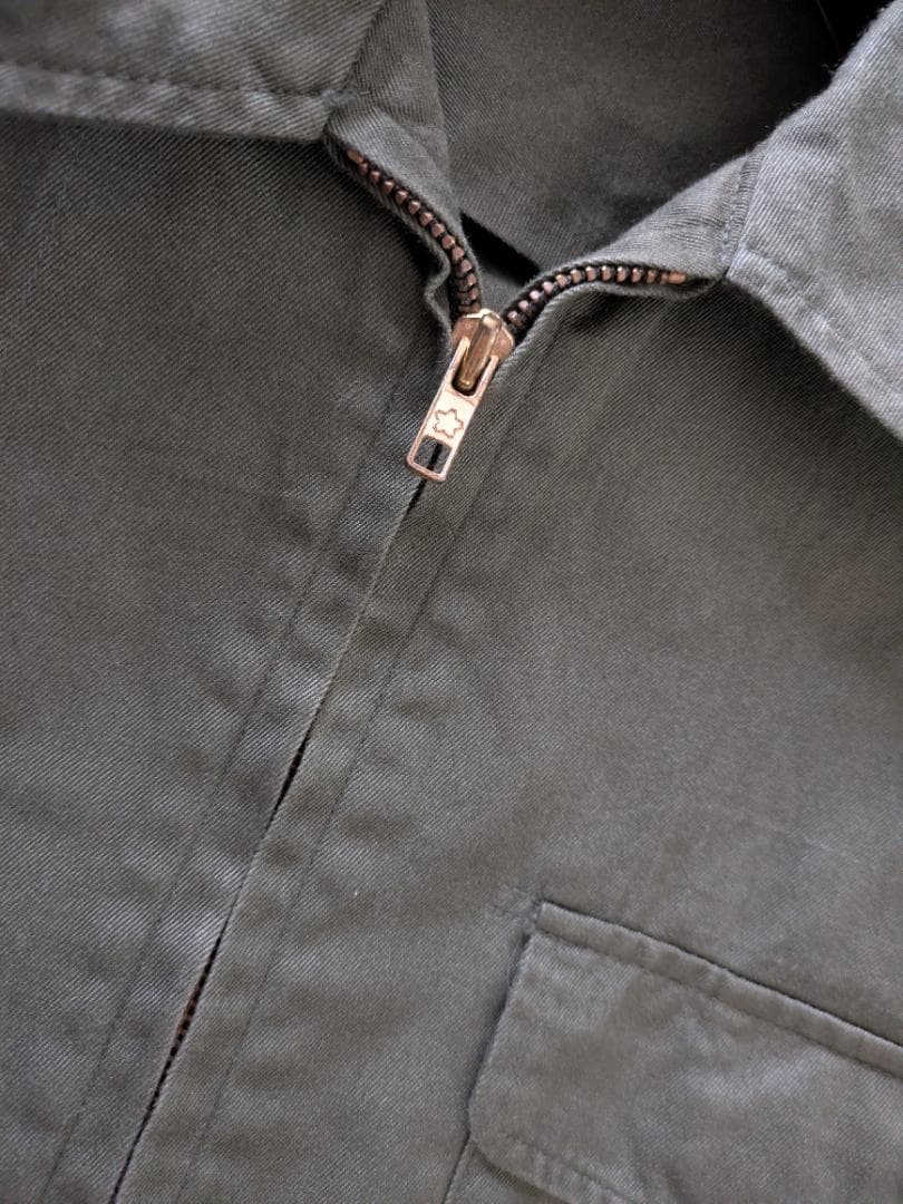 1997年製 防衛庁 官給品 旧型 陸上自衛隊 作業服上衣 OD色