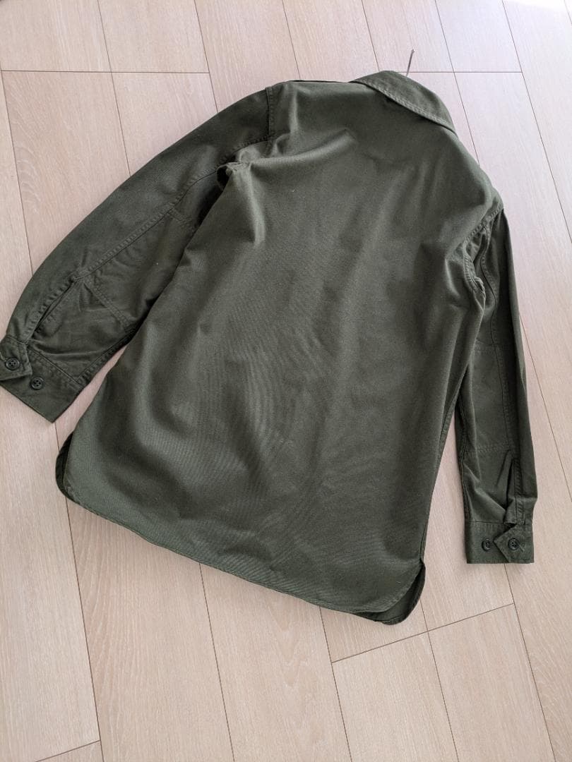 1997年製 防衛庁 官給品 旧型 陸上自衛隊 作業服上衣 OD色