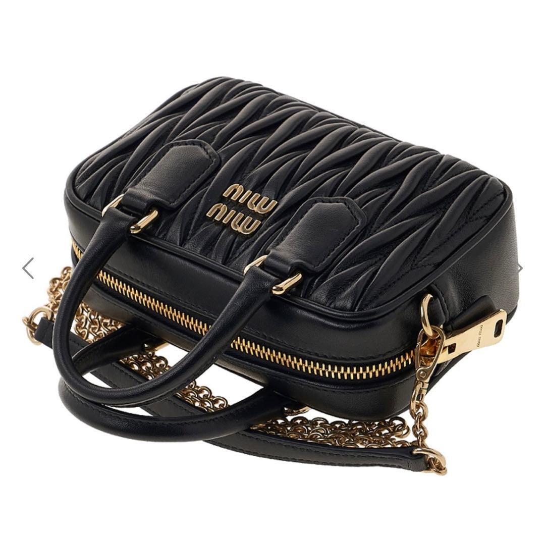 レイ アルカディ マテラッセレザー ミニバッグ