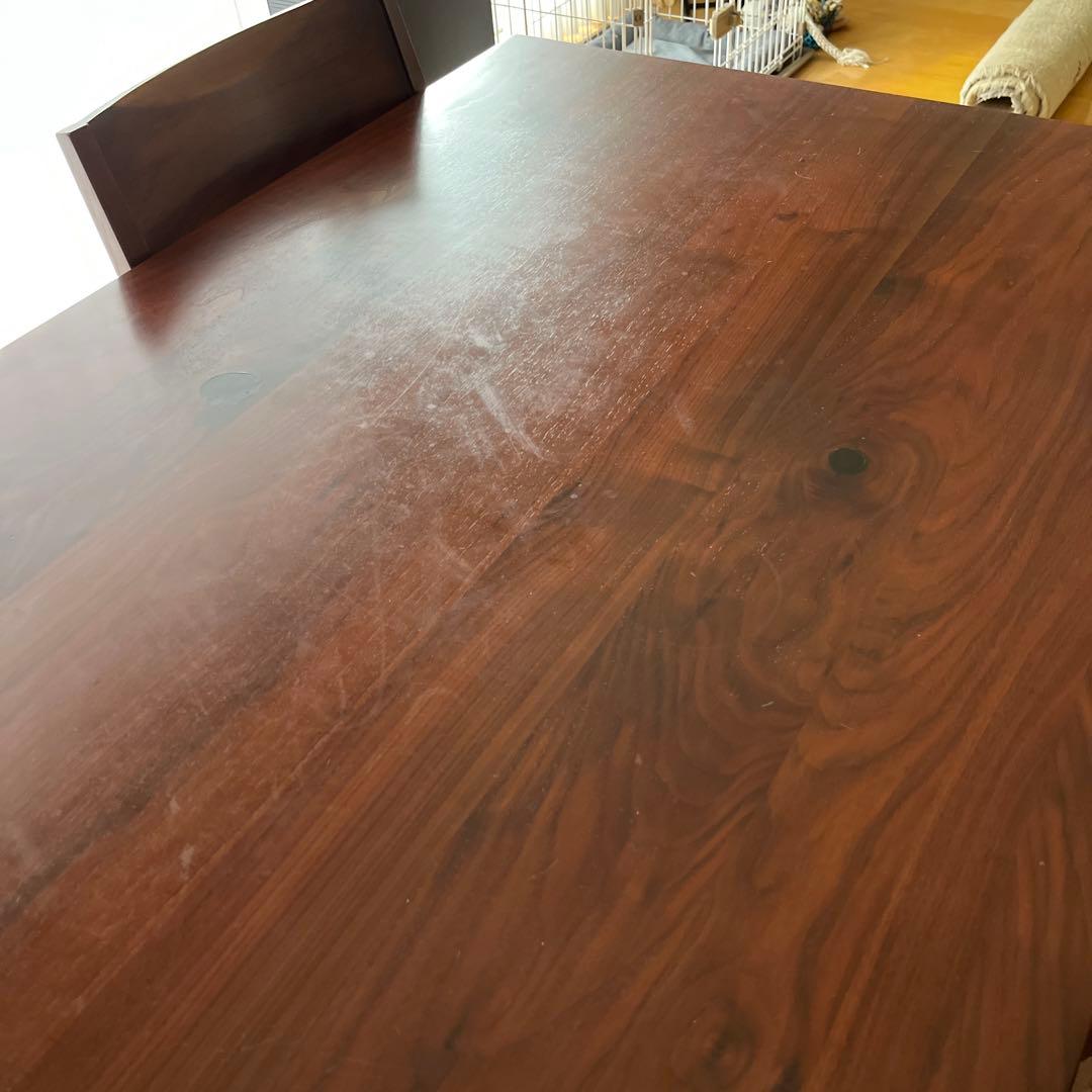 10/18土曜日　引き取り限定　ダークブラウン木製ダイニングテーブルセット