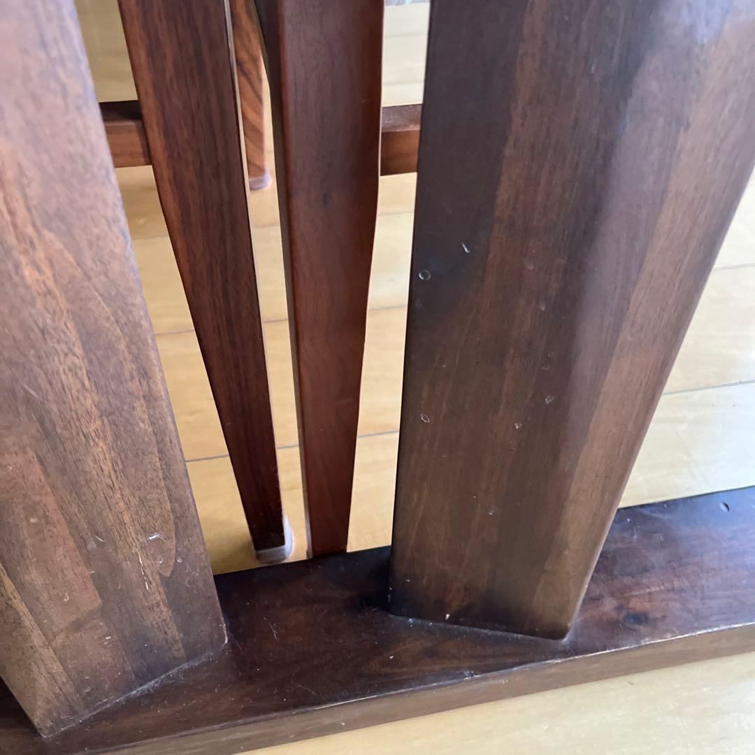 10/18土曜日　引き取り限定　ダークブラウン木製ダイニングテーブルセット