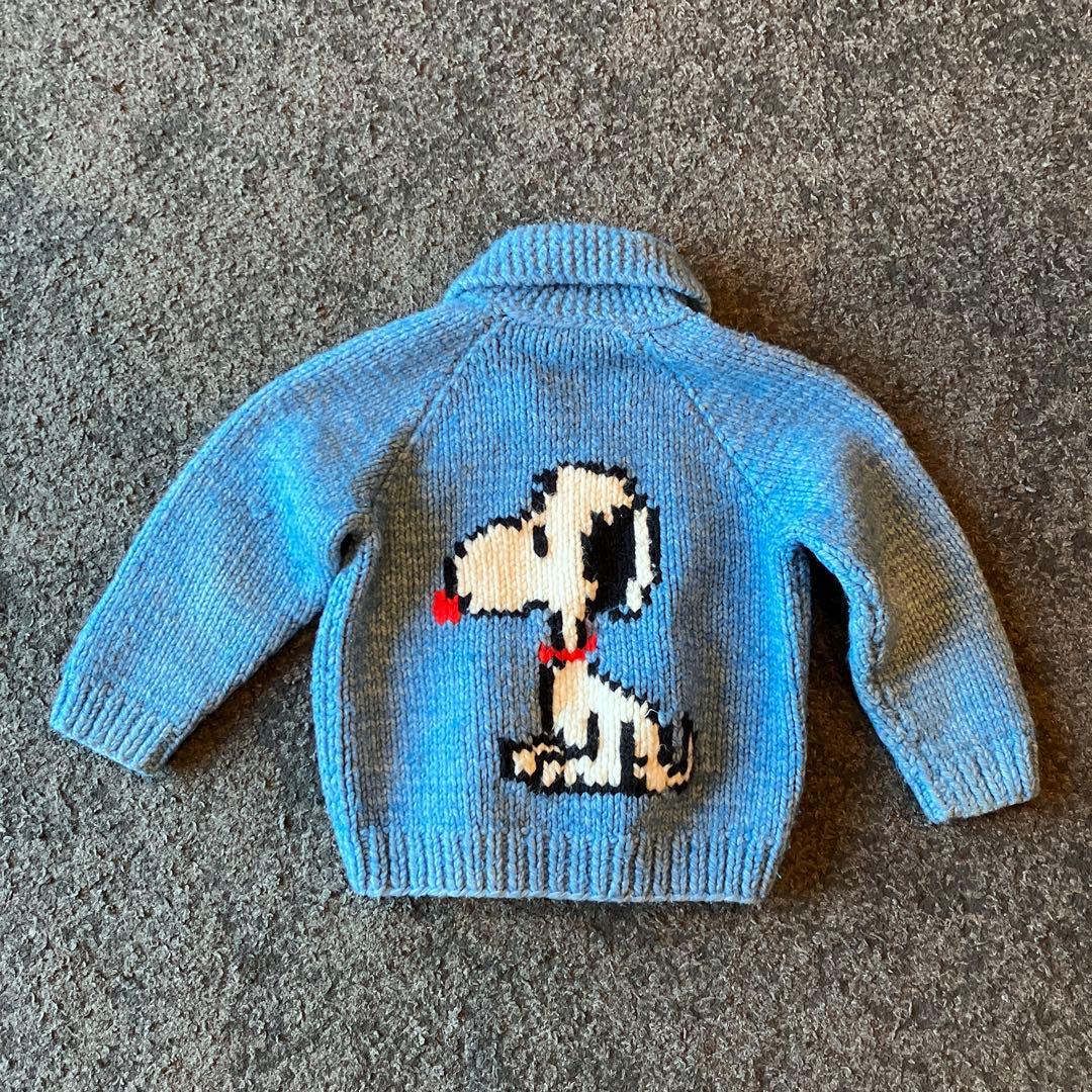 【希少！】60〜70s スヌーピー ヴィンテージカウチン 90cm程度