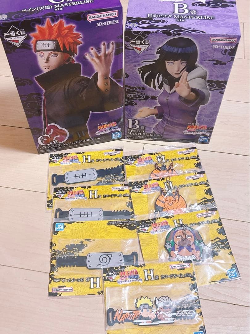 NARUTO ナルト疾風伝 一番くじ B賞 日向ヒナタ C賞 ペイン+おまけ