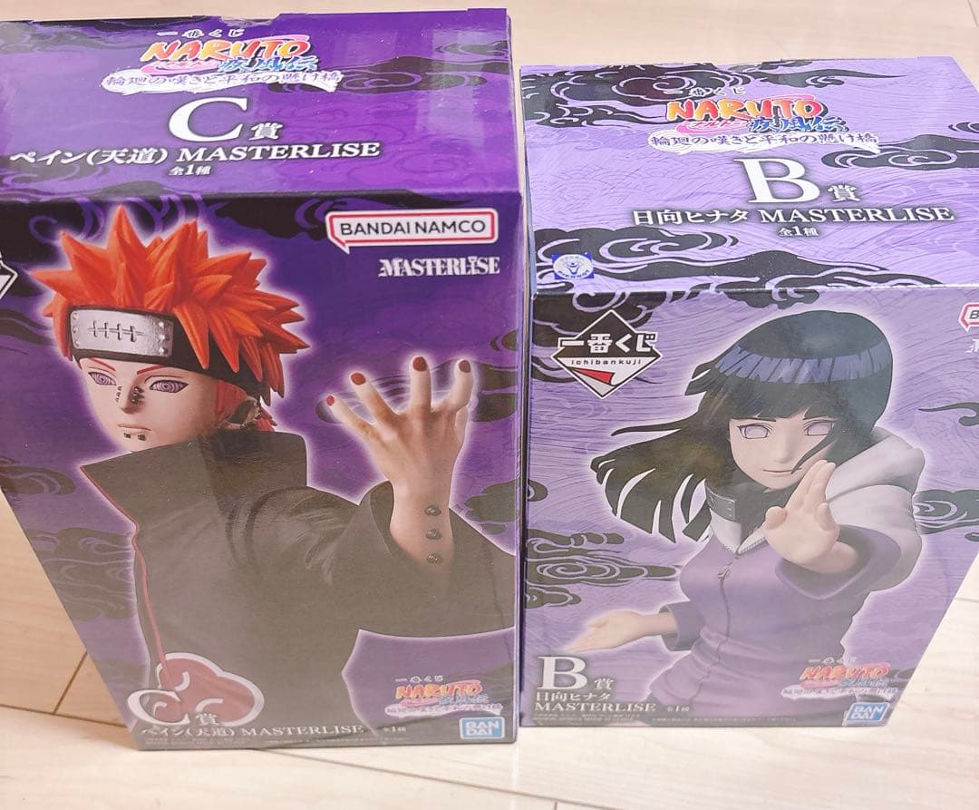 NARUTO ナルト疾風伝 一番くじ B賞 日向ヒナタ C賞 ペイン+おまけ