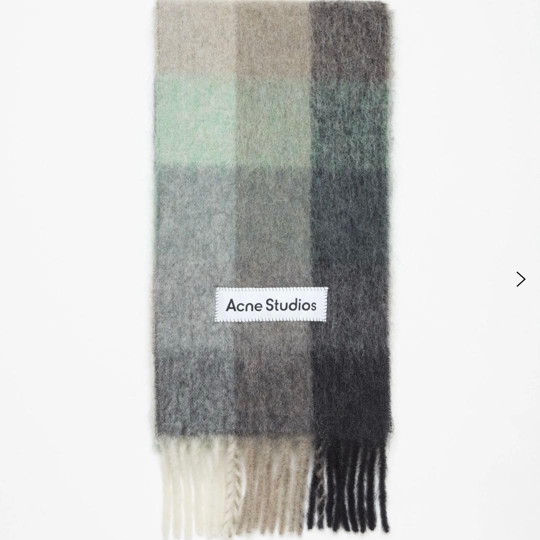 Acne Studios チェック柄マフラー AcneStudios アクネストゥディオズ