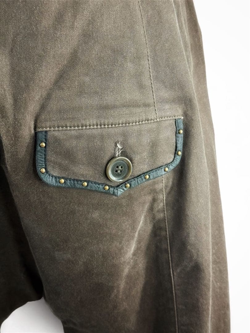 【新品未使用】シェアスピリット sharesprit レザー混キャロットパンツ