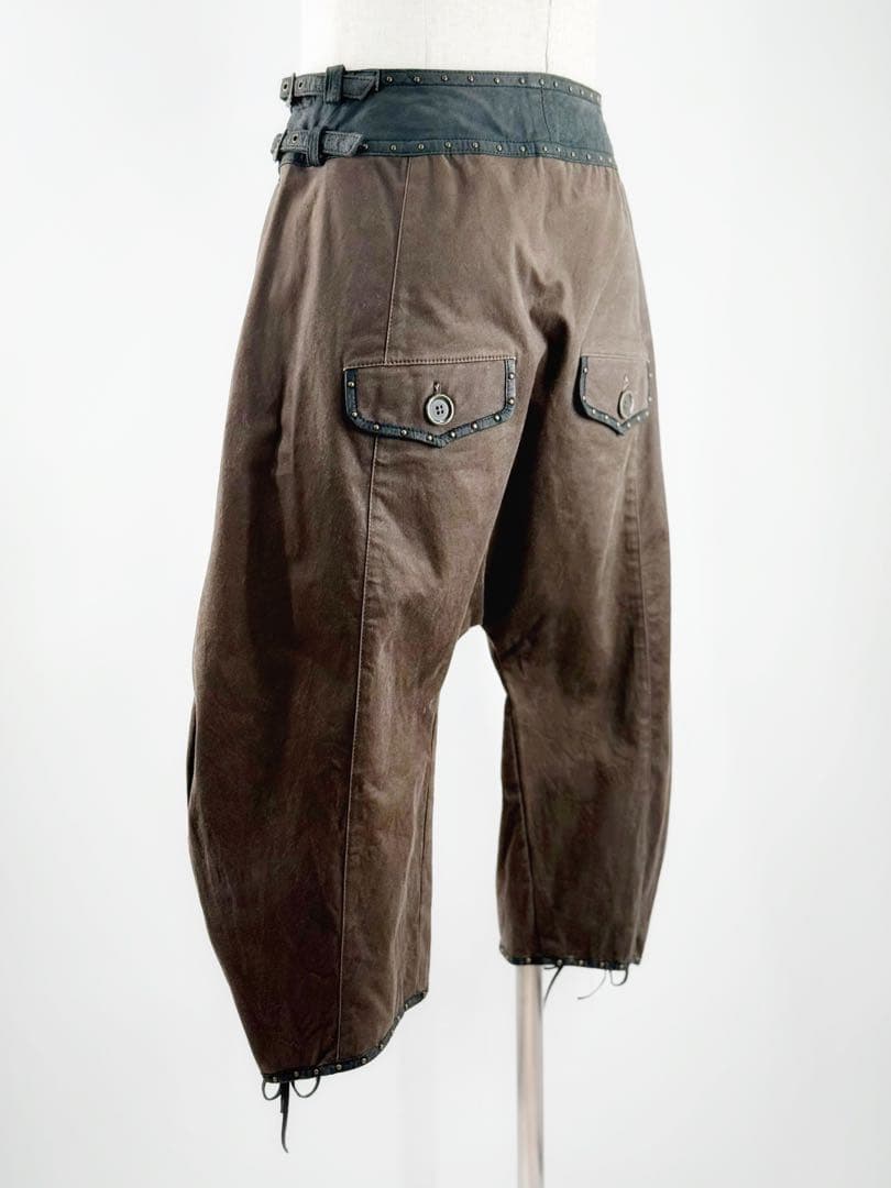 【新品未使用】シェアスピリット sharesprit レザー混キャロットパンツ