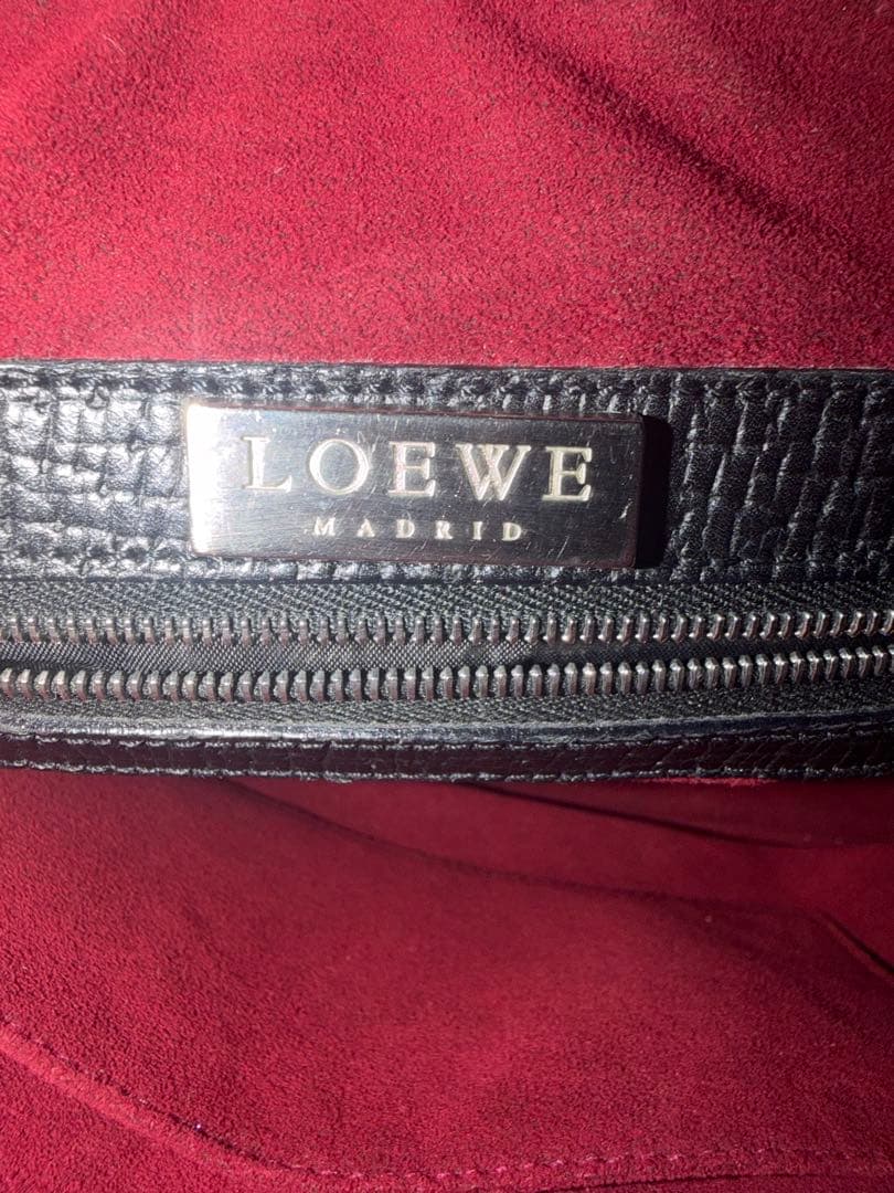 ロエベ レザーショルダー バッグ