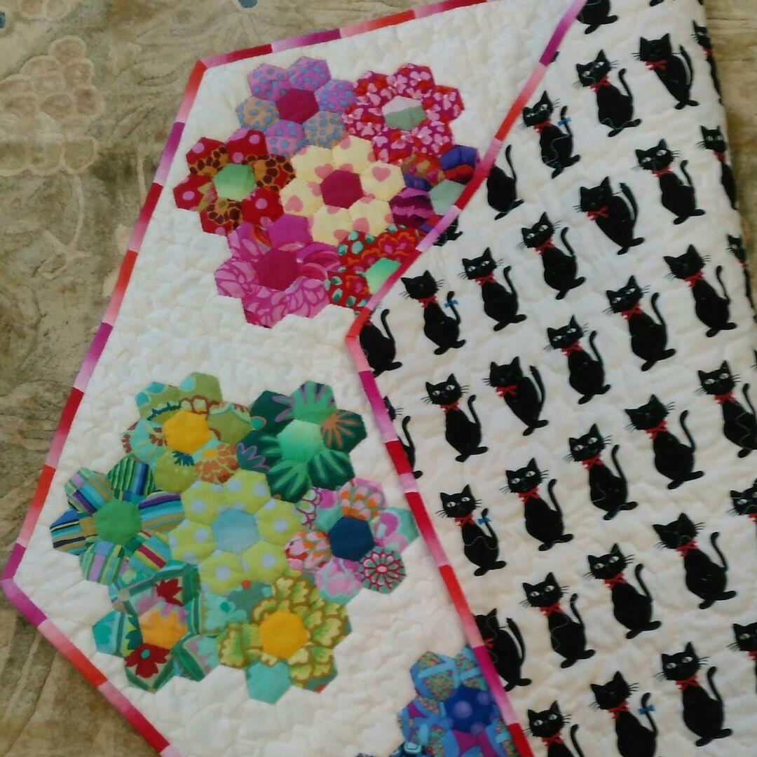 パッチワークキルトタペストリー