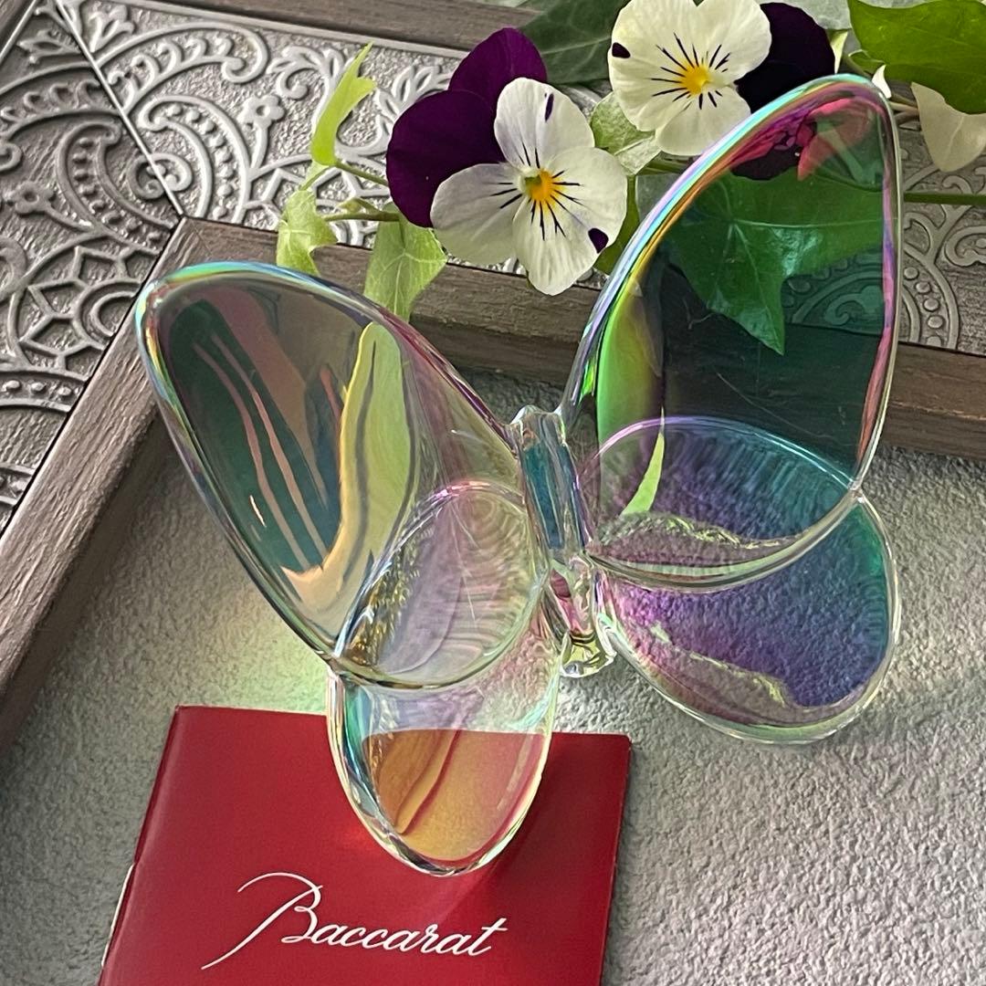 Baccarat ラッキーバタフライ クリスタルガラス　イリゼクリア バカラ（Baccarat） ラッキーバタフライ イリゼクリア 名入れ彫刻代
