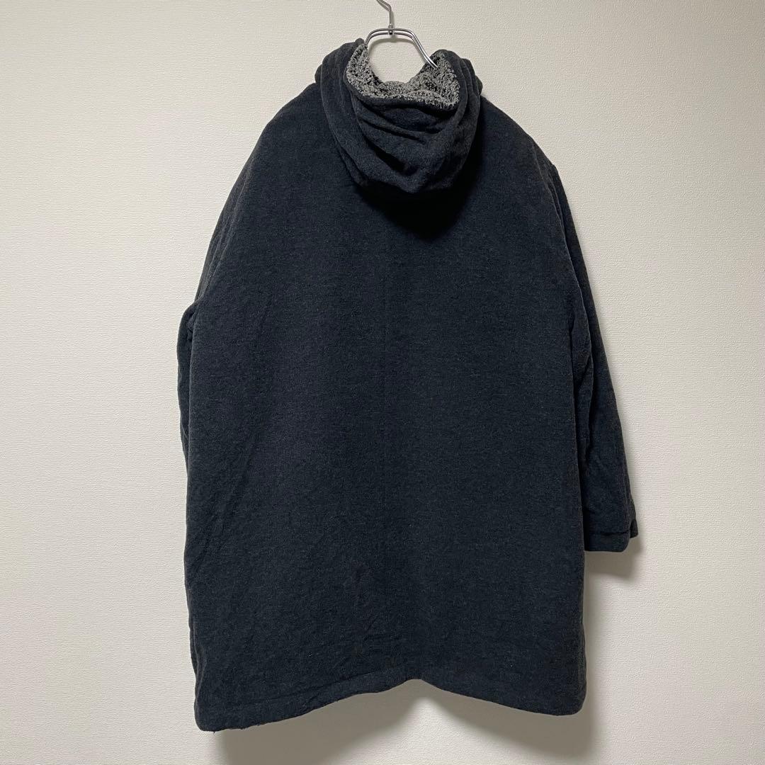 ジョルジオアルマーニ ウールコート フード付き イタリア製 グレー