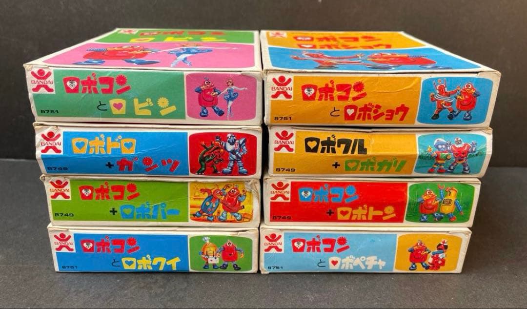 旧バンダイ　ロボコン　ミニ　プラモデル　10体　箱付き