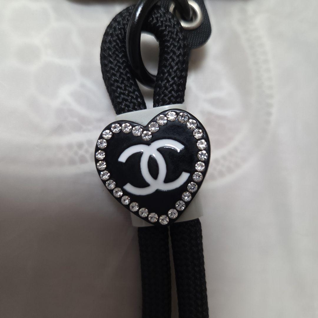 新品未使用2本セットノベルティシャネルCHANEL黒ナイロン携帯