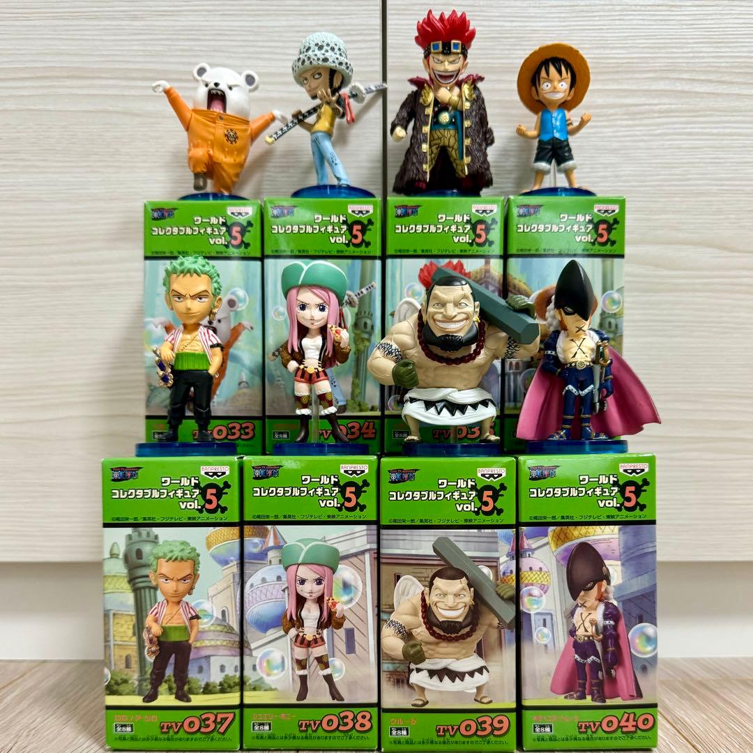 開封済 ワンピース ワールドコレクタブルフィギュア vol.5 全8種 ワーコレ