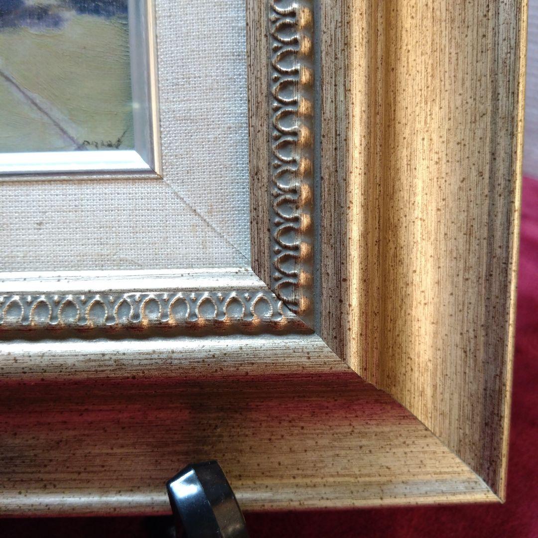 絵画　油絵　花　額縁　クラッシック　アンティーク