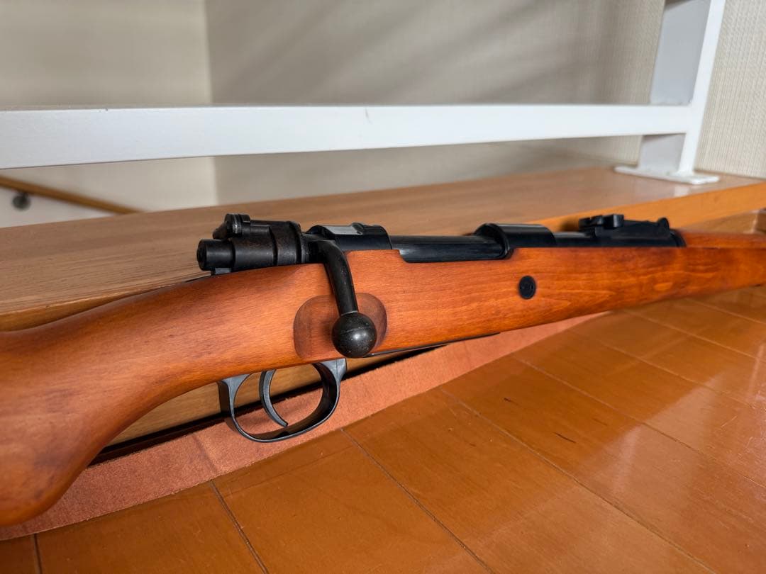 タナカ kar98k mod.98 リアルウッド 革製スリング付き エアガン ゲーム