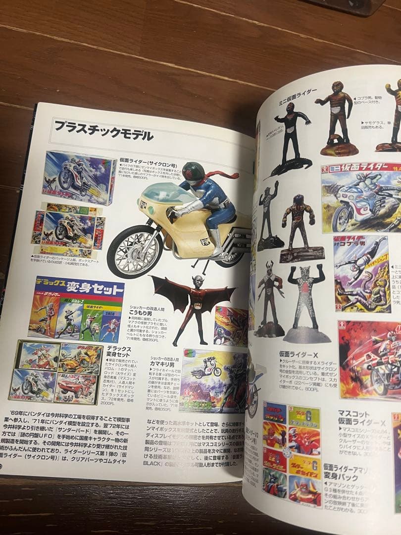 仮面ライダーグッズ大鑑　マルサン　ブルマァク バンダイ ポピー