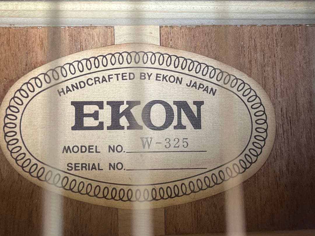 EKONアコギW-325 ケース付 - メルカリ