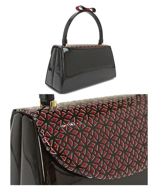 fussa バッグ 草履 クリスタルパンチング ふりふ