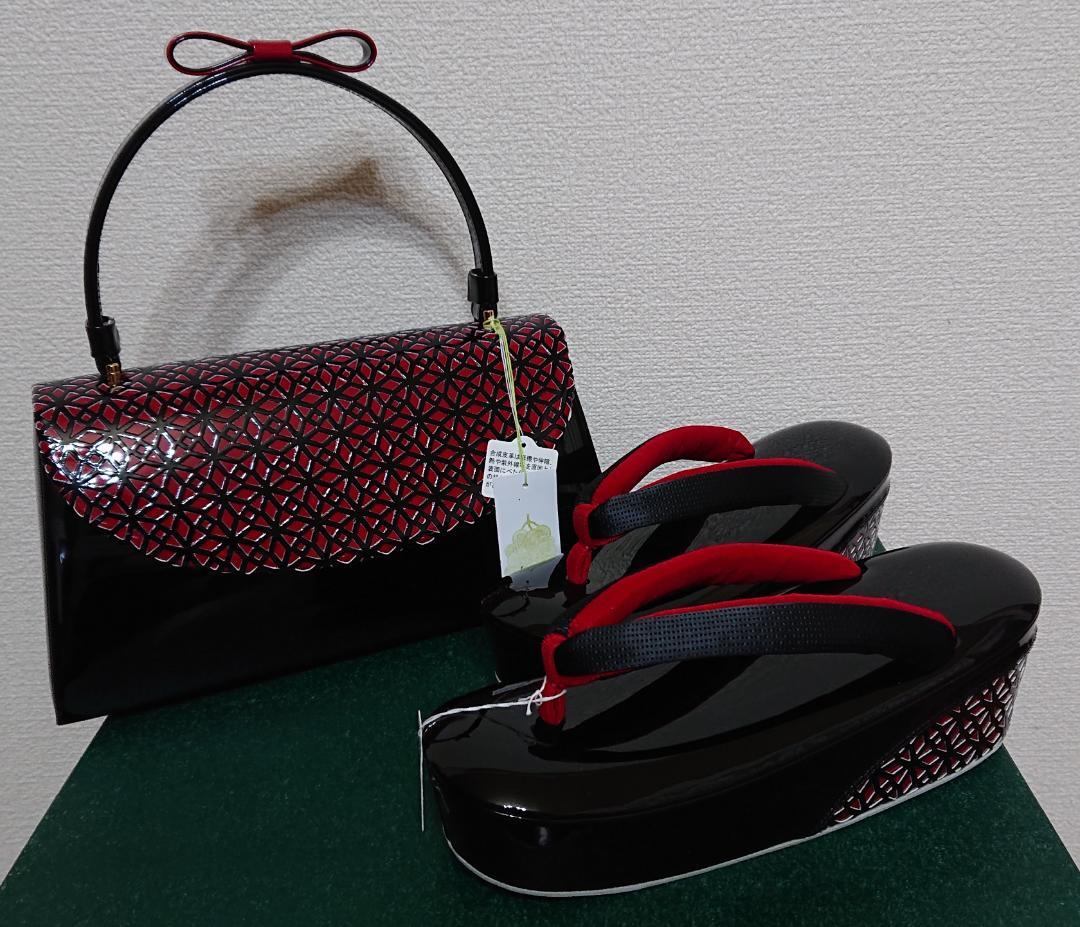 fussa バッグ 草履 クリスタルパンチング ふりふ