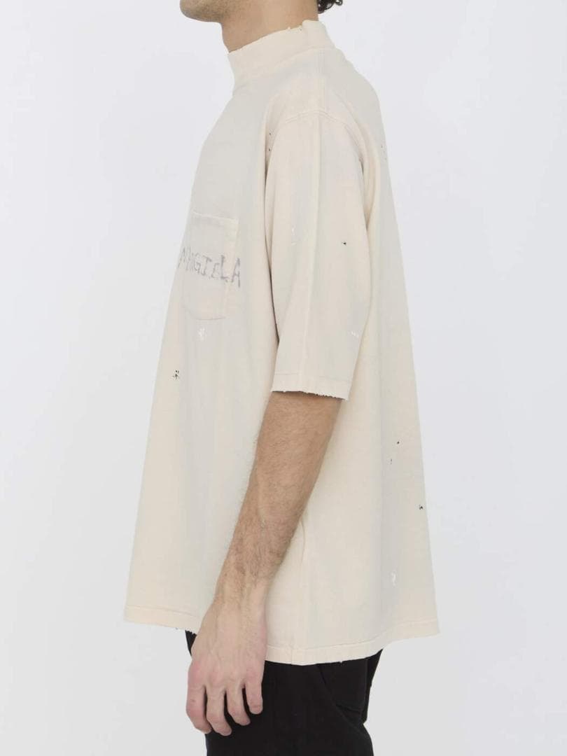 24SS【新品】MAISON MARGIELA ハイネック ロゴTシャツ M