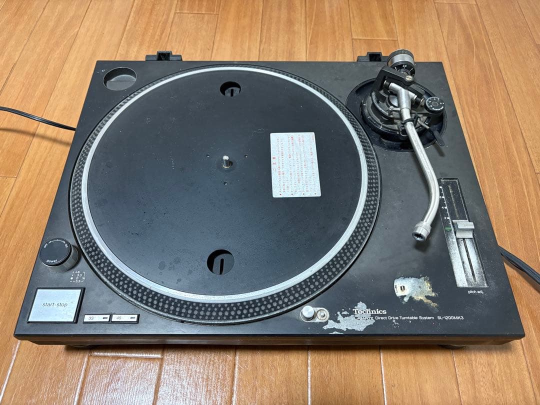ジャンク】Technics SL-1200 MK3 ターンテーブル - メルカリ