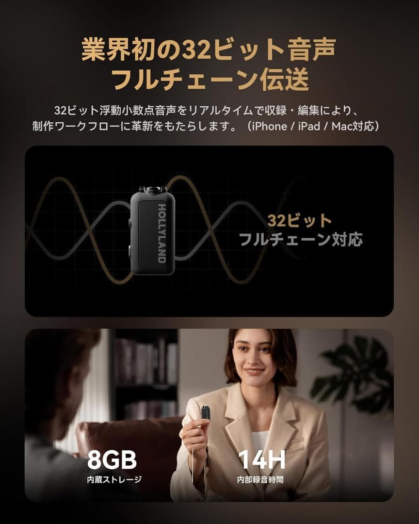 【新品・未開封】Hollyland LARK MAX 2 Combo（4人用）