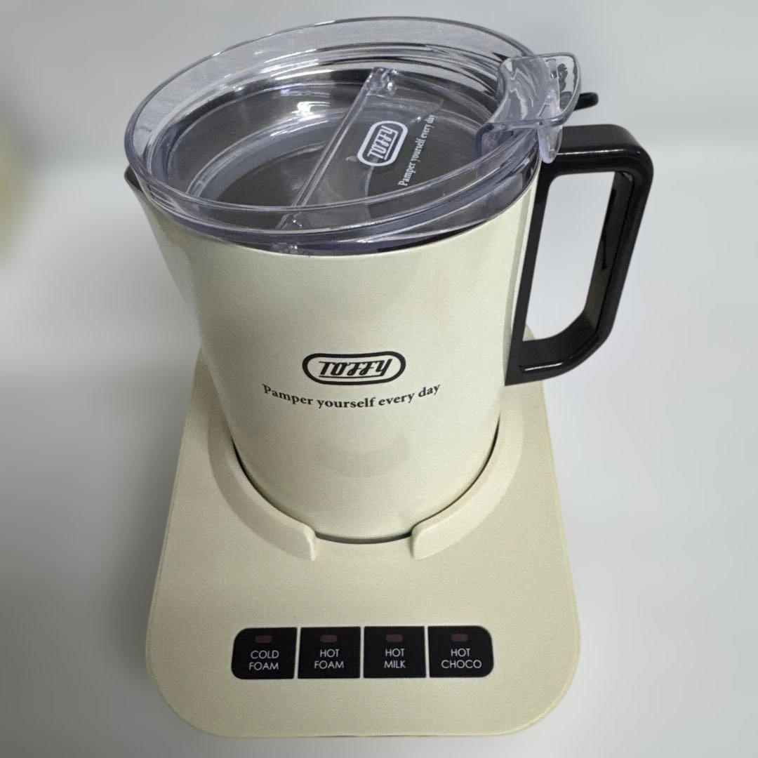 Toffy トフィー ミルクフォーマーマグ K-MF1 ミルキーホワイト