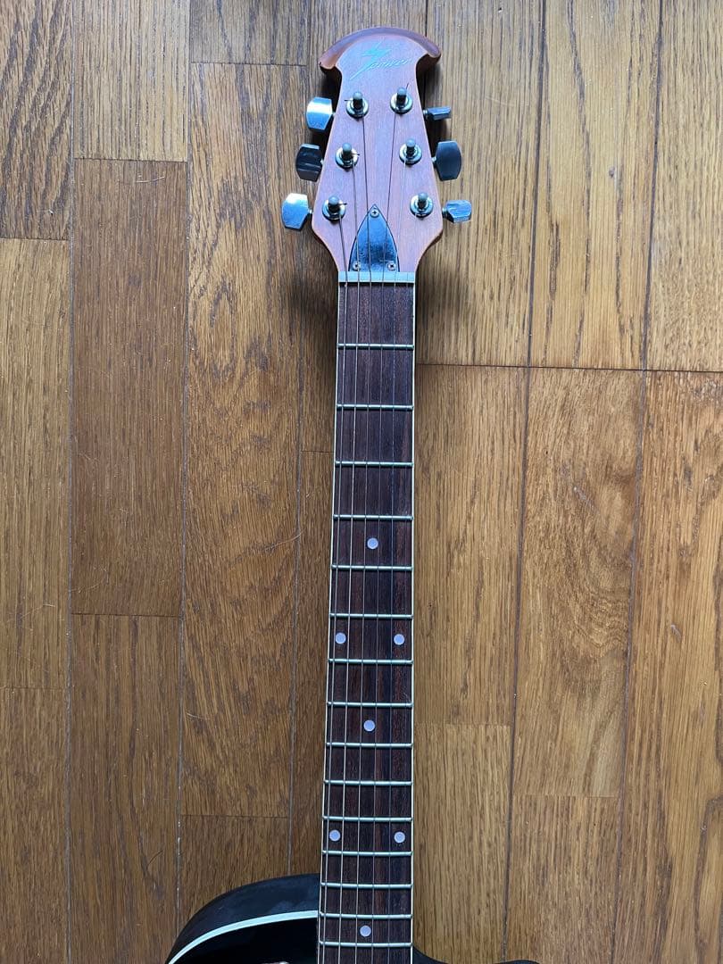 オベーションタイプのグラデーショングリーン虎目のアコースティック