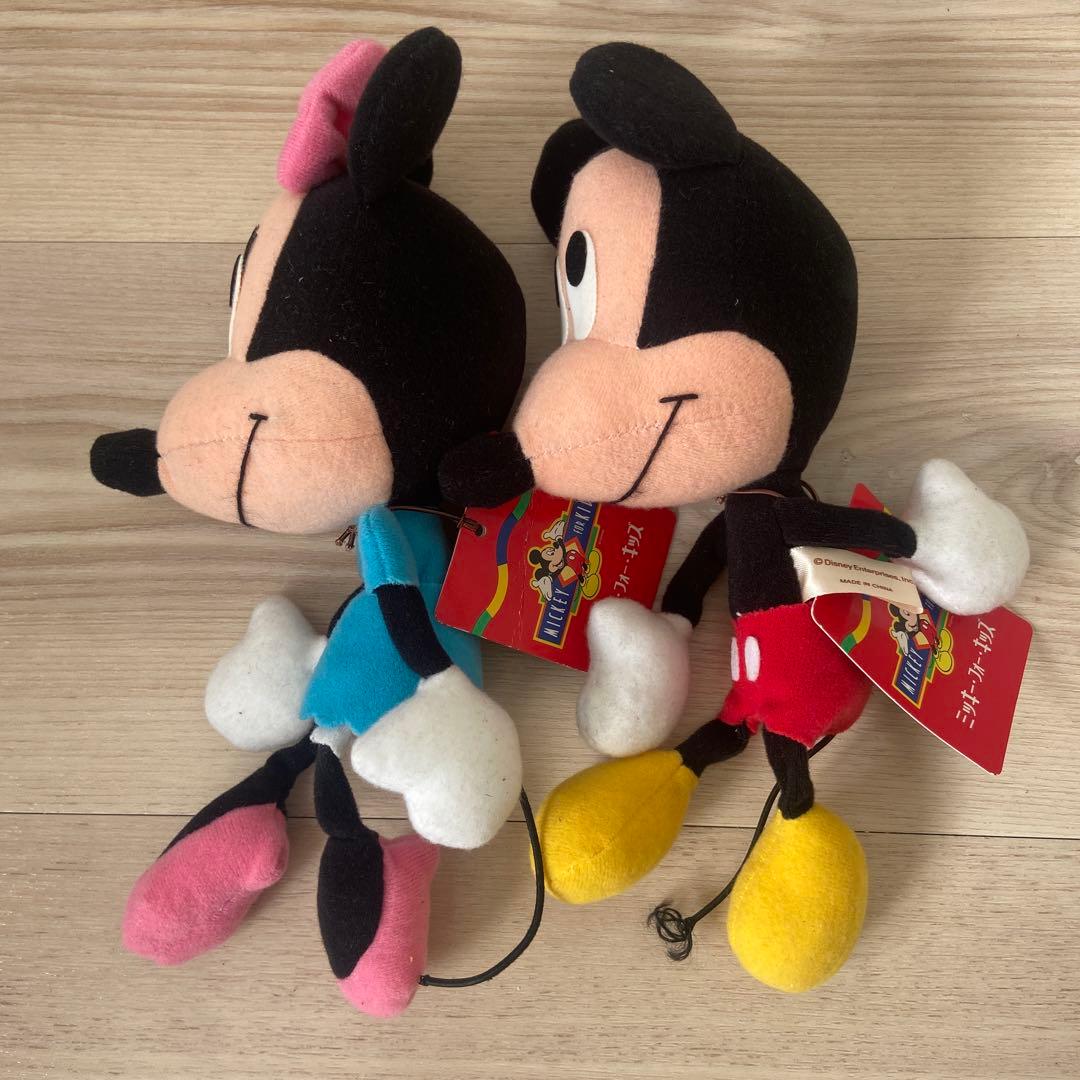 ディズニー　ミッキー ミニー　ぬいぐるみ　サンアンドスター　希少　レア　当時物