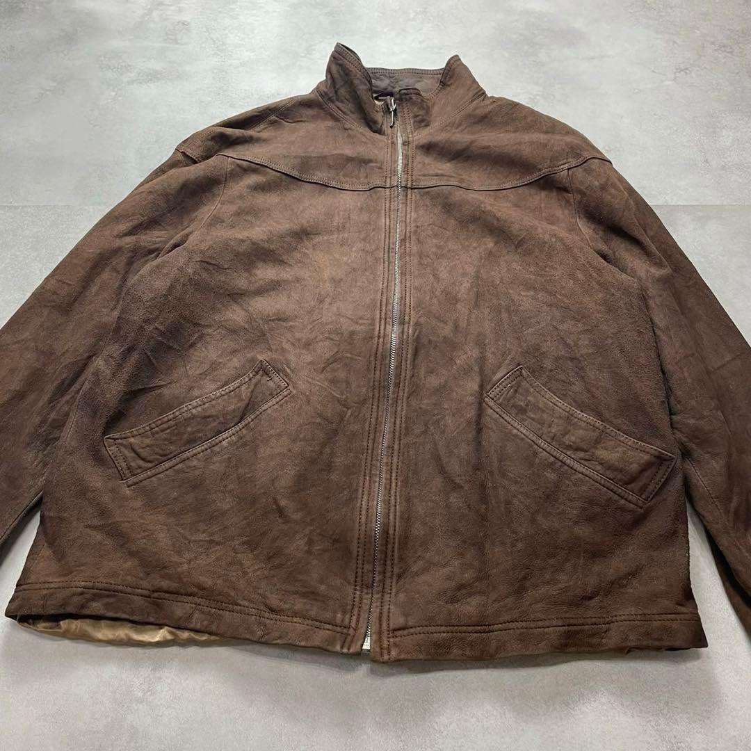 希少XL✨ポールスミス 羊革ラムスキン スウェードレザー シングル