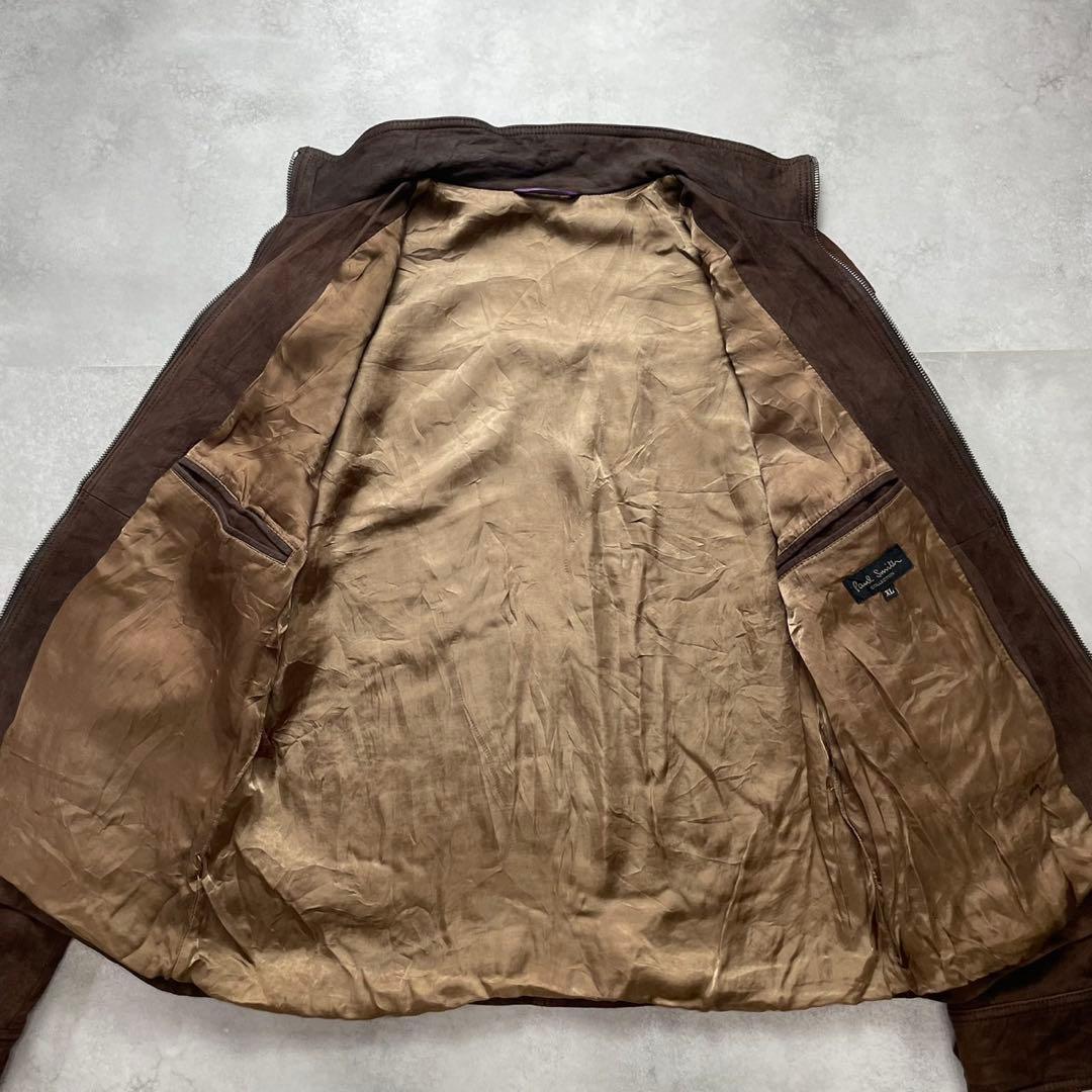 希少XL✨ポールスミス 羊革ラムスキン スウェードレザー シングル