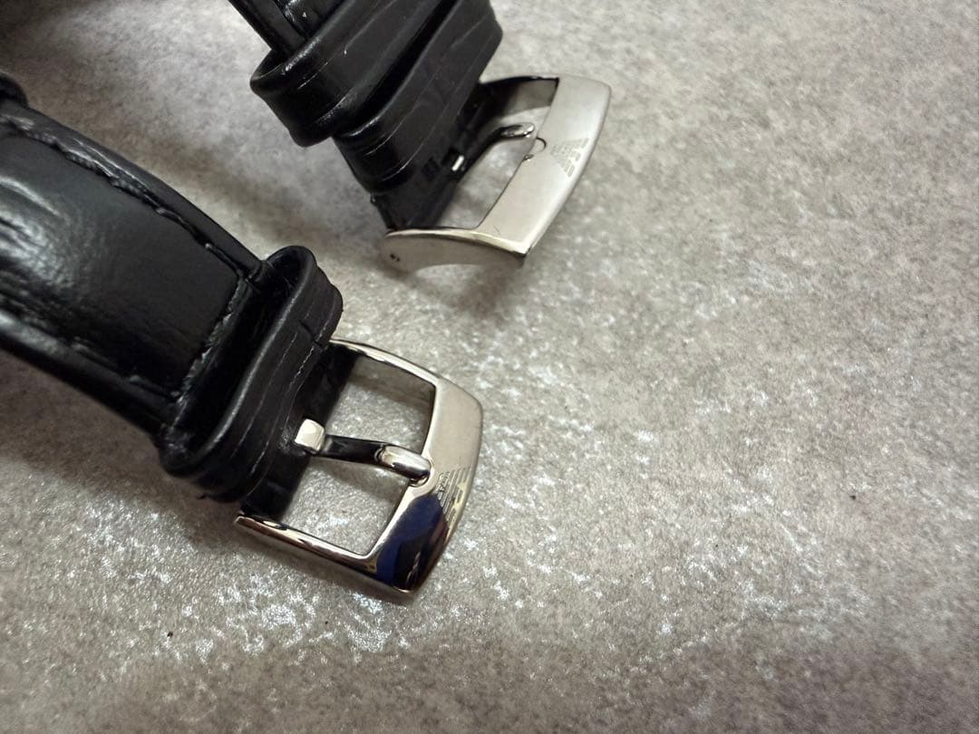 腕時計 ペア エンポリオアルマーニ AR-9113L AR-9113M シェル