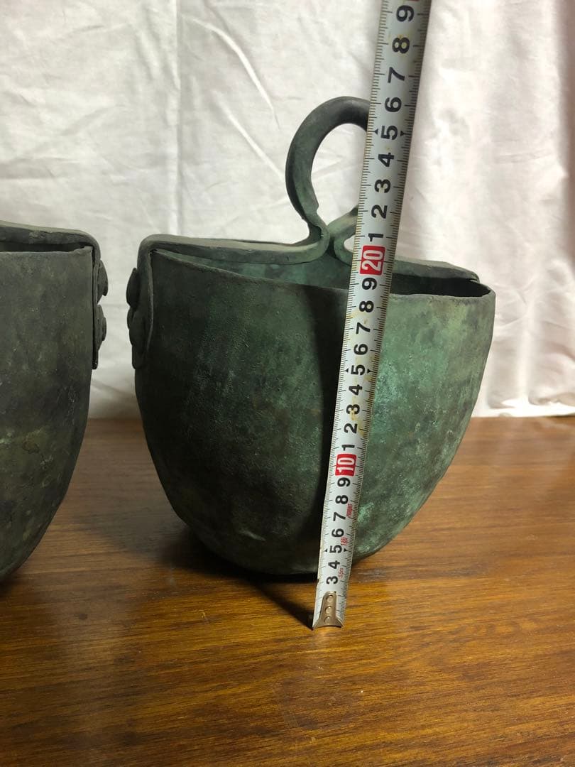 釣瓶/2個セット/アンティーク 緑錆 - メルカリ