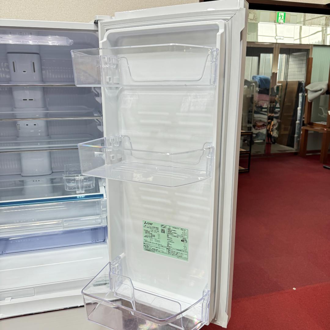 東京23区送料無料　超美品三菱2020年製　6ドア冷蔵庫572L　洗浄/除菌済み