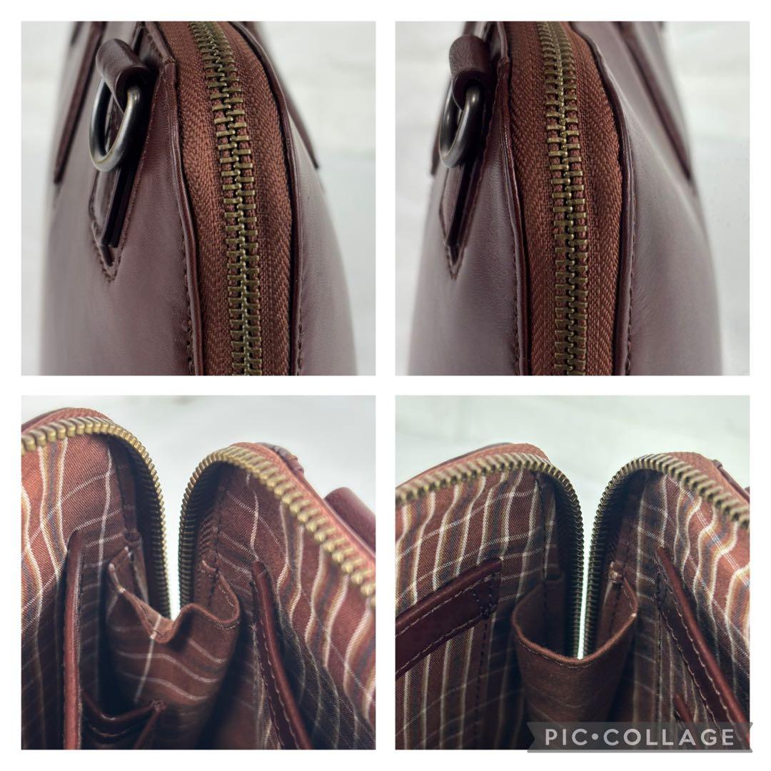 ✨極美品✨ マザーハウス アンティークスリムビジネスバッグ