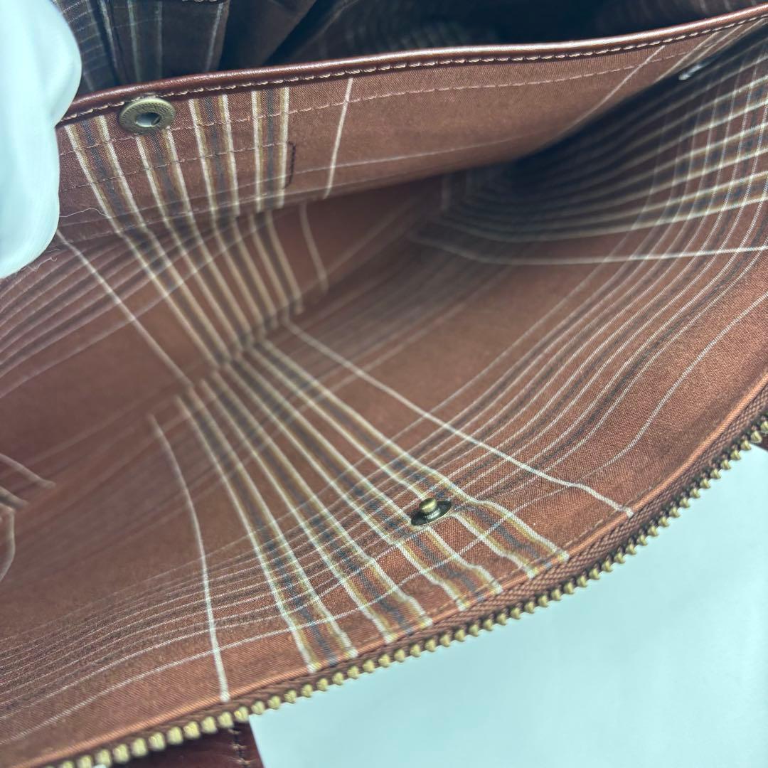 ✨極美品✨ マザーハウス アンティークスリムビジネスバッグ