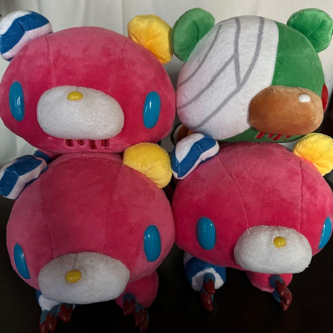チャックスGPグルーミー×ナンパカコラボぬいぐるみ4個セット