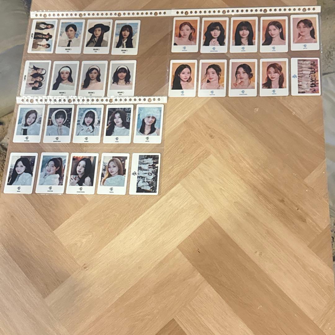 twice フォトカード　セット　完品　コンプリート　希少　コレクション　未使用