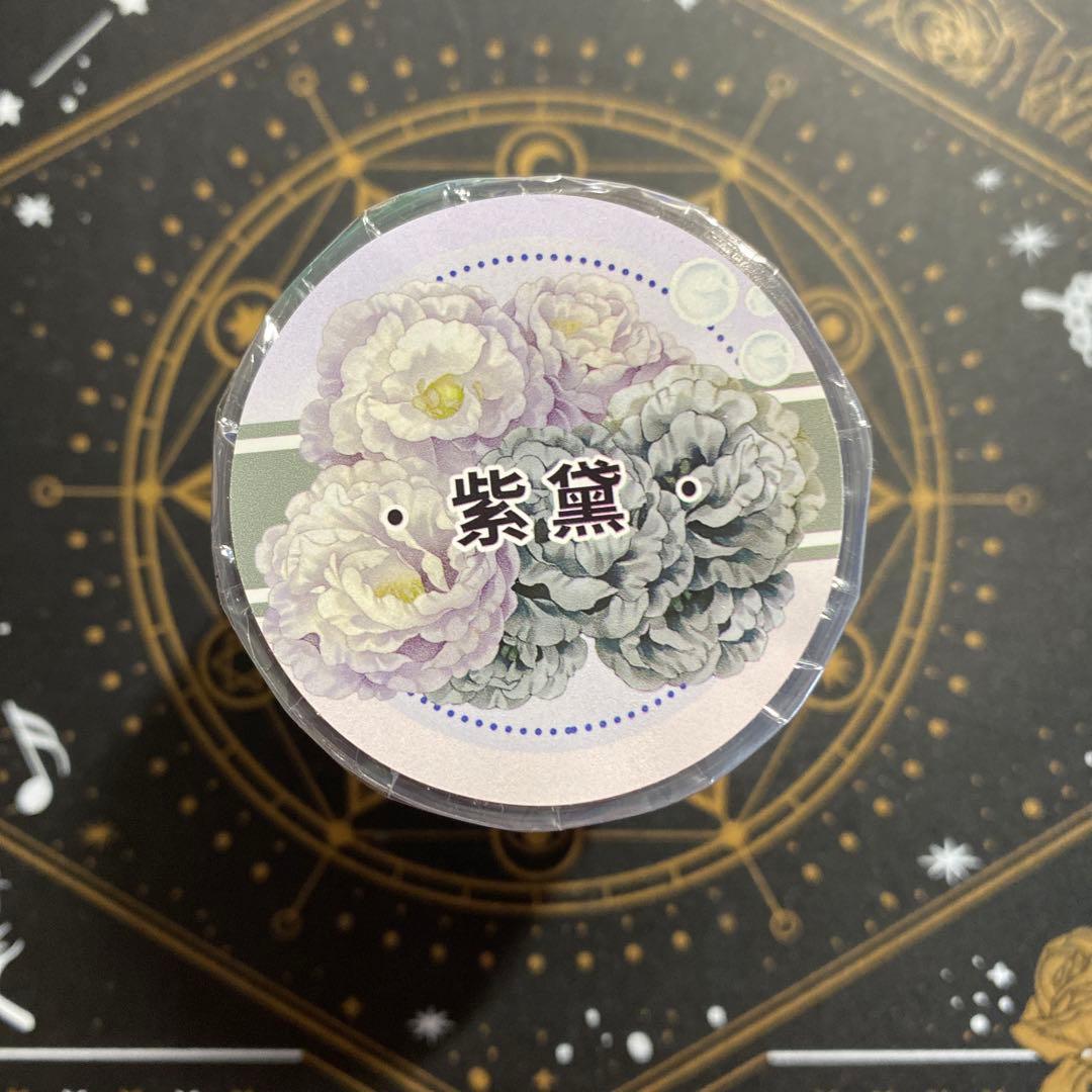 6856】海外マステ巻売り貝殻光マスキングテープ