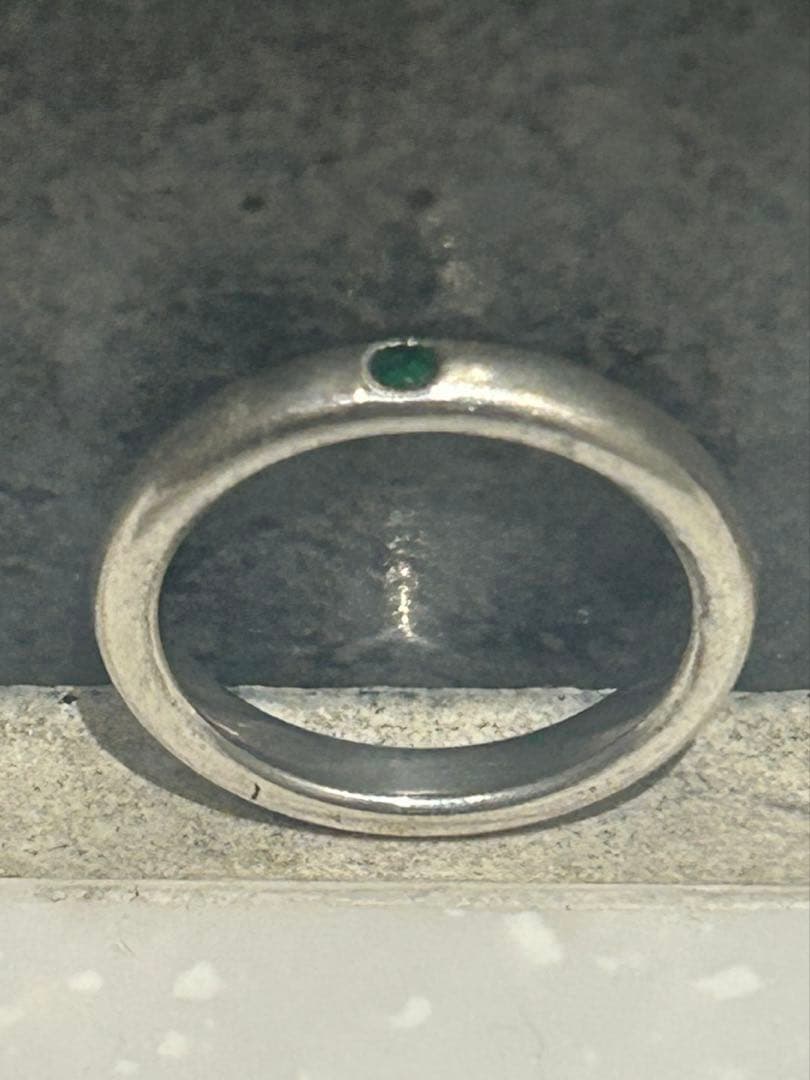 Tiffany スタッキングバンドリング エメラルド 6.5号