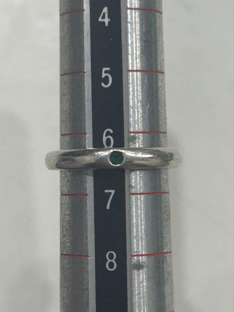 Tiffany スタッキングバンドリング エメラルド 6.5号